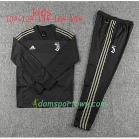Juventus Dziecięcy Komplet Bluzy Treningowe Czarny 2018-2019